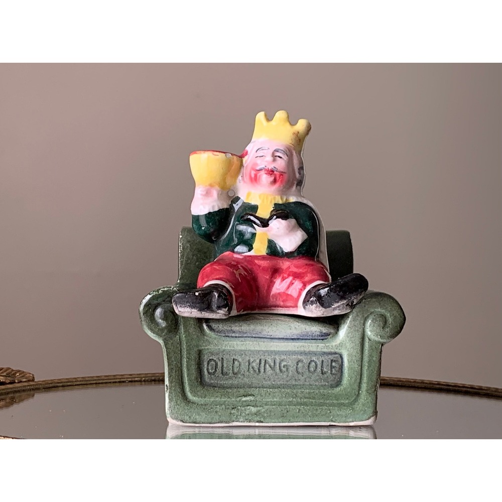 Vintage Ceramic Old King Cole Salt and Pepper Shakers